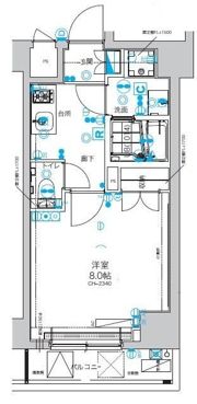 Verona板橋本町LUSSOの間取り画像