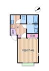 メゾングリシーナⅡの間取り画像