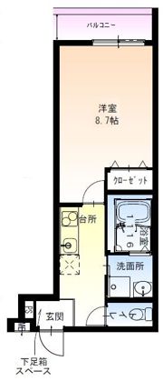 フジパレス北公園Ⅲ番館の間取り画像