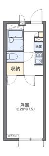 レオパレスフローラ Sの間取り画像