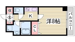 リアライズ神戸WESTの間取り画像