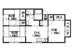 プレジールの間取り画像