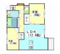 グランアベニュー国富Ⅱの間取り画像