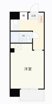 コスモ伊勢佐木長者町の間取り画像