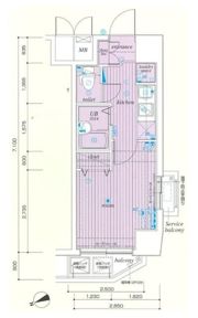 ミリオンタワー虎ノ門の間取り画像