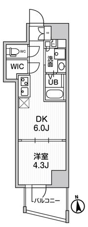 CREATIF秋葉原の間取り画像