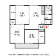 ルミエール永畑 Bの間取り画像