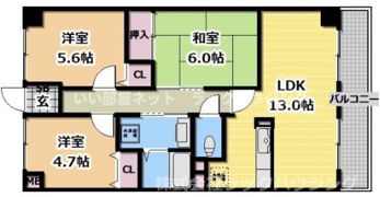 グラン・エスポワールの間取り画像