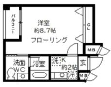 クリサンス小石川の間取り画像