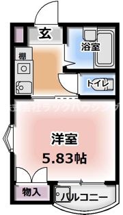 クレセント守口の間取り画像