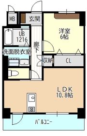 ディアコートKⅦの間取り画像