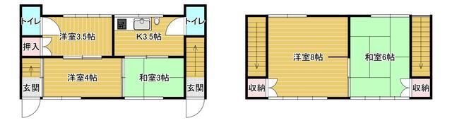 剣持アパートの間取り画像