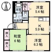 ドリームハイツKEN 3棟の間取り画像