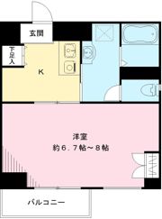 ELLE難波WESTの間取り画像