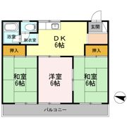 長瀬第三マンションの間取り画像