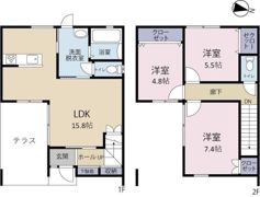 ロイヤルシティ和田の間取り画像