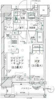 ブランズ文京本郷一丁目の間取り画像