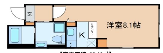 クラヴィール上野田原町の間取り画像