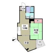 有賀サンハイツの間取り画像