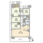 プラウドシティ加賀学園通りの間取り画像