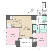 アルビオ・ザ・タワー千代田飯田橋の間取り画像