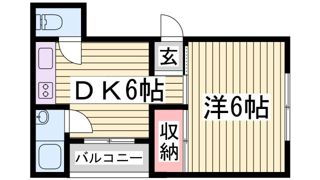 エルパラッツォ新神戸の間取り画像