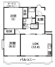 カーサフォルテの間取り画像