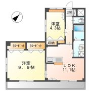 ユニヴァリィ県庁東の間取り画像