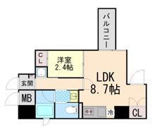 ネクストステージ神戸元町の間取り画像