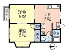 グリーンハウスの間取り画像