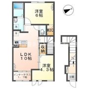 B－ブロッサムの間取り画像