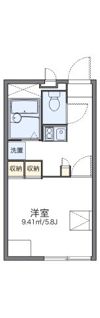 レオパレスエルパセオⅢの間取り画像
