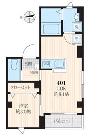 カーサ入谷（Ⅱ）の間取り画像