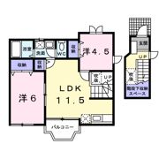 コンフォールBの間取り画像