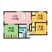 パラシオ新飯塚B棟の間取り画像