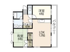 セントラル庚午第一マンションの間取り画像