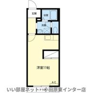 リブエールハイツAの間取り画像