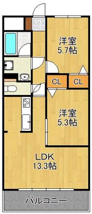 ルネックスIIの間取り画像