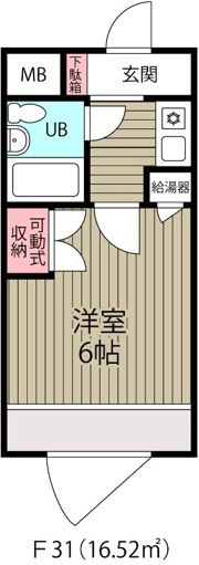 ダイニチ館31(F-031)の間取り画像