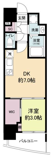 セレニテ難波リアンの間取り画像