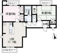 クラブハウス朝霞の間取り画像