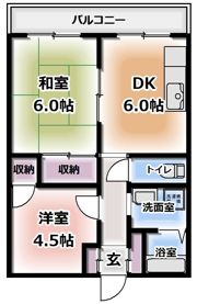 ハヤシハイツの間取り画像