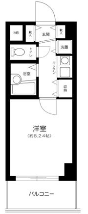 アクティブミレニアム江戸川橋の間取り画像