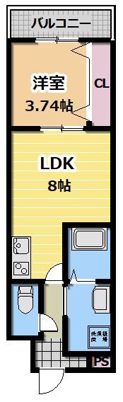 GRAND OCEAN京阪本通の間取り画像