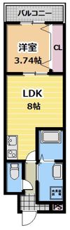 GRAND OCEAN京阪本通の間取り画像