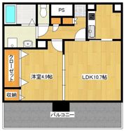 フェリシエ三萩野の間取り画像