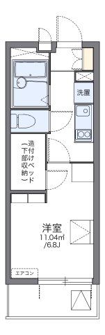 レオパレスネスト Ⅱの間取り画像