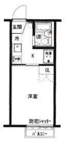 ハイツケンユーの間取り画像