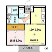 リビングタウン下河端 Aの間取り画像