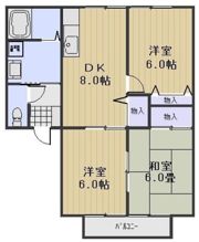 シティハイムENAMI B棟の間取り画像